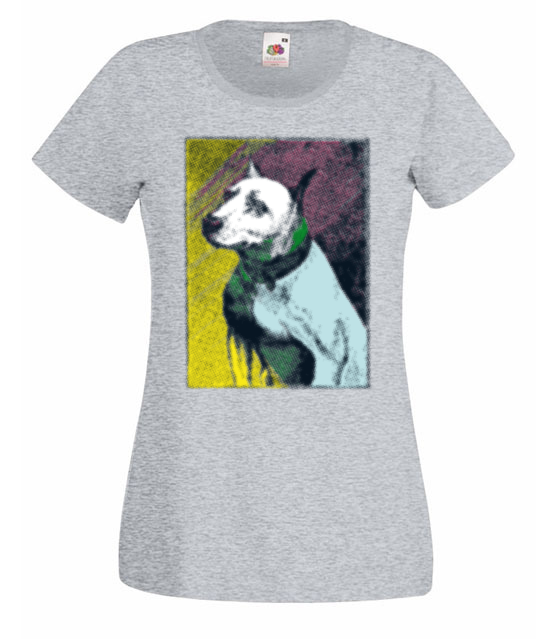 Magia psiego spojrzenia koszulka z nadrukiem zwierzeta kobieta jipi pl 429 63