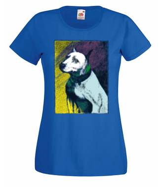 Magia psiego spojrzenia - Koszulka z nadrukiem - Zwierzęta - Damska