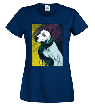 Magia psiego spojrzenia - Koszulka z nadrukiem - Zwierzęta - Damska