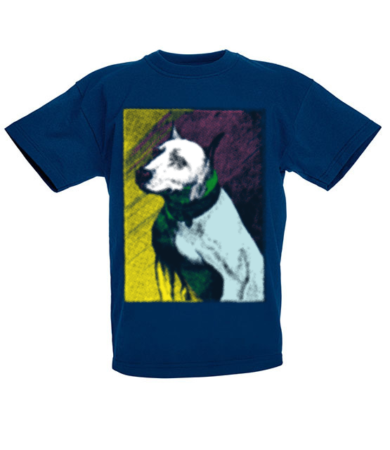 Magia psiego spojrzenia koszulka z nadrukiem zwierzeta dziecko jipi pl 429 86