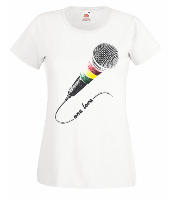 Jedna milosc jeden dzwiek koszulka z nadrukiem muzyka kobieta jipi pl 90 58