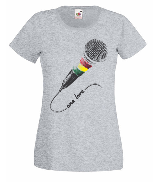 Jedna milosc jeden dzwiek koszulka z nadrukiem muzyka kobieta jipi pl 90 63