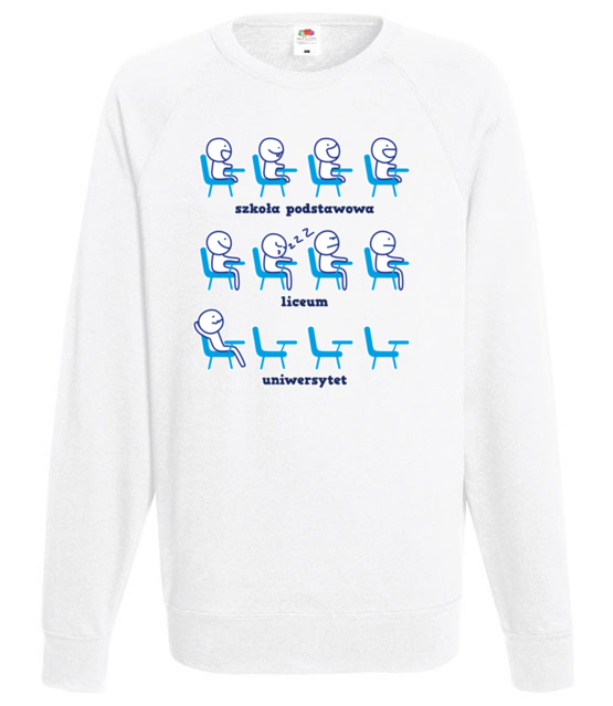 Apetyt maleje w miare uczenia bluza z nadrukiem szkola mezczyzna jipi pl 433 106