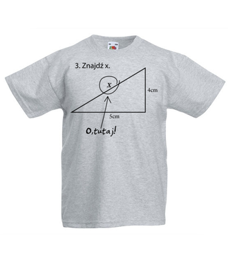 Matematyka - królowa nauk. - Koszulka z nadrukiem - Szkoła - Dziecięca