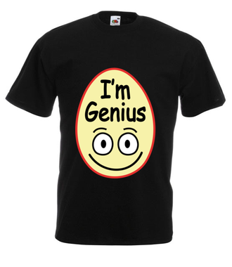 Jestem geniuszem, wiesz? - Koszulka z nadrukiem - Szkoła - Męska