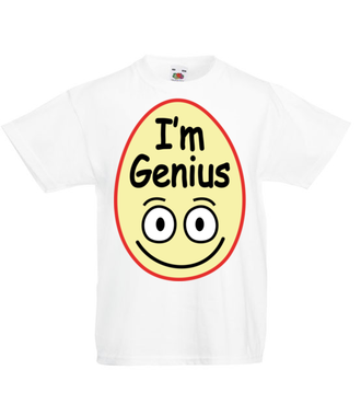 Jestem geniuszem, wiesz? - Koszulka z nadrukiem - Szkoła - Dziecięca