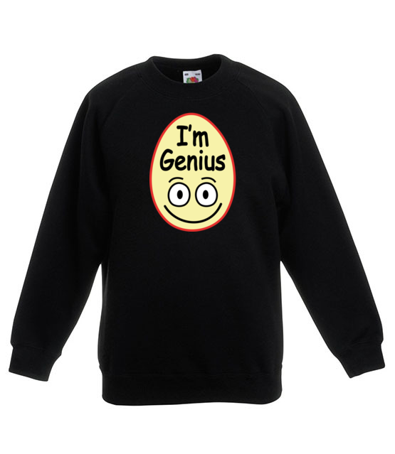 Jestem geniuszem wiesz bluza z nadrukiem szkola dziecko jipi pl 445 124