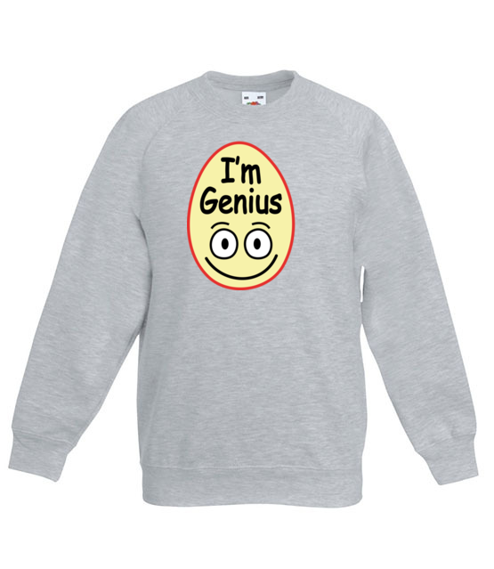 Jestem geniuszem wiesz bluza z nadrukiem szkola dziecko jipi pl 445 128