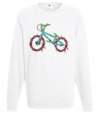 Rowerem przez świat - Bluza z nadrukiem - Skate - Męska