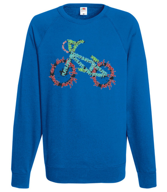 Rowerem przez świat - Bluza z nadrukiem - Skate - Męska