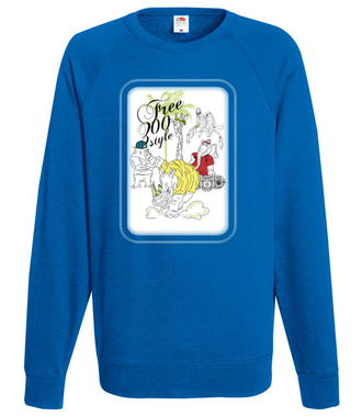 Styl pełen dzikiej mocy - Bluza z nadrukiem - Skate - Męska