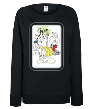 Styl pełen dzikiej mocy - Bluza z nadrukiem - Skate - Damska