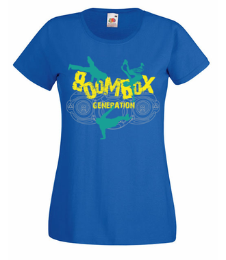 Generacja boomboxów - Koszulka z nadrukiem - Skate - Damska