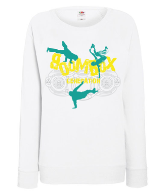 Generacja boomboxów - Bluza z nadrukiem - Skate - Damska