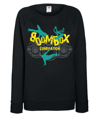 Generacja boomboxów - Bluza z nadrukiem - Skate - Damska
