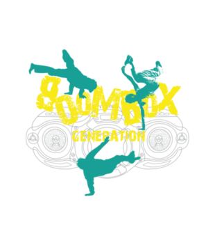 Generacja boomboxów - Bluza z nadrukiem - Skate - Męska z kapturem