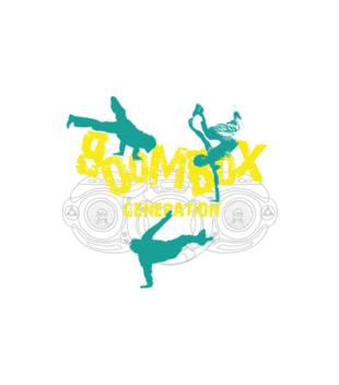 Generacja boomboxów - Bluza z nadrukiem - Skate - Damska