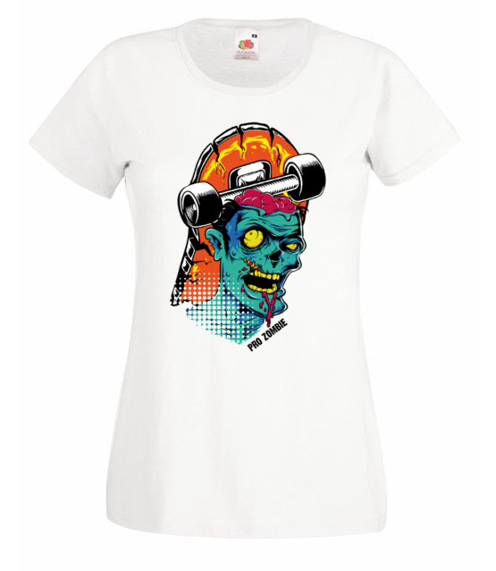 Zombie na streecie koszulka z nadrukiem skate kobieta jipi pl 467 58