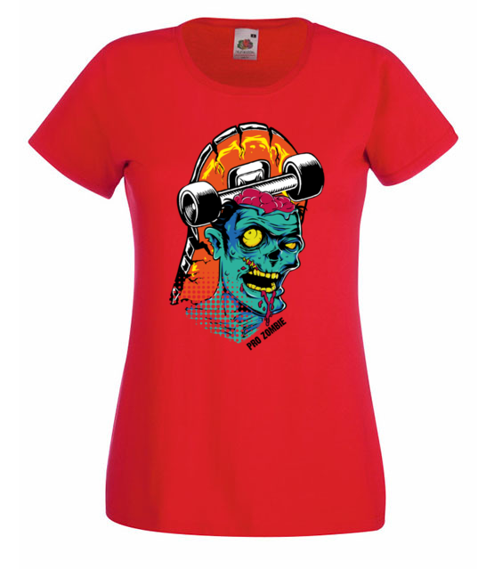 Zombie na streecie koszulka z nadrukiem skate kobieta jipi pl 467 60