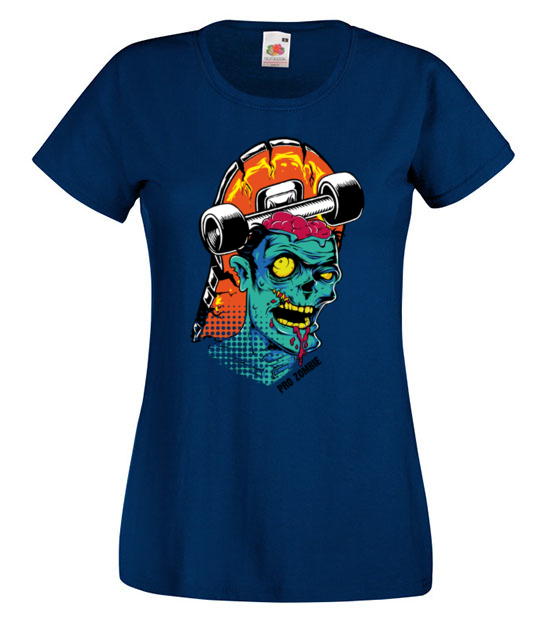 Zombie na streecie koszulka z nadrukiem skate kobieta jipi pl 467 62