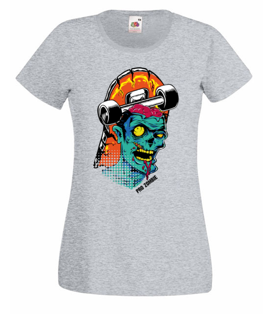 Zombie na streecie koszulka z nadrukiem skate kobieta jipi pl 467 63