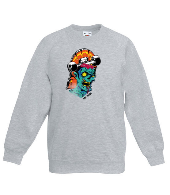 Zombie na streecie bluza z nadrukiem skate dziecko jipi pl 467 128