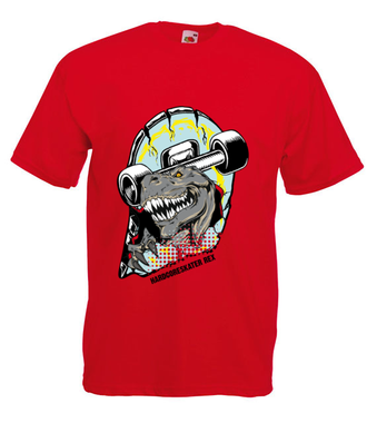 Tyranozaur skejtu - Koszulka z nadrukiem - Skate - Męska