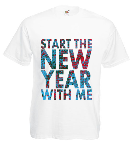 Rozpocznij nowy rok ze mna koszulka z nadrukiem swiateczne mezczyzna jipi pl 469 2