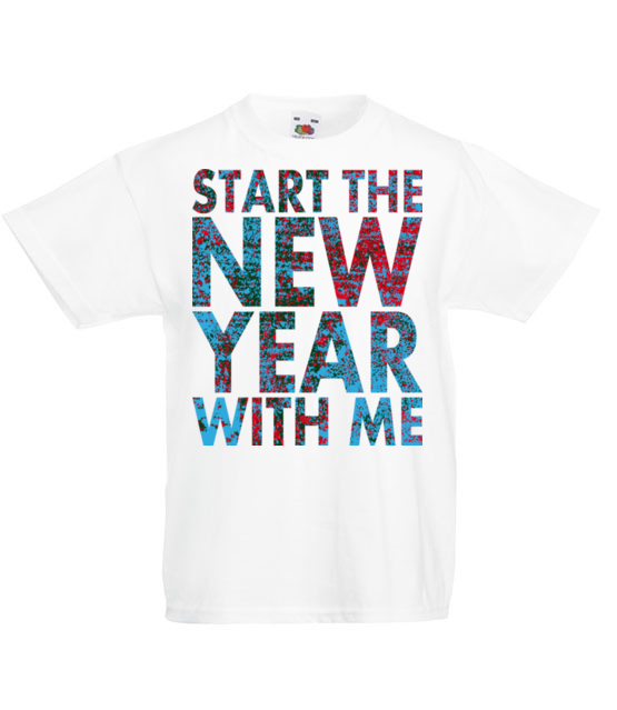 Rozpocznij nowy rok ze mna koszulka z nadrukiem swiateczne dziecko jipi pl 469 83
