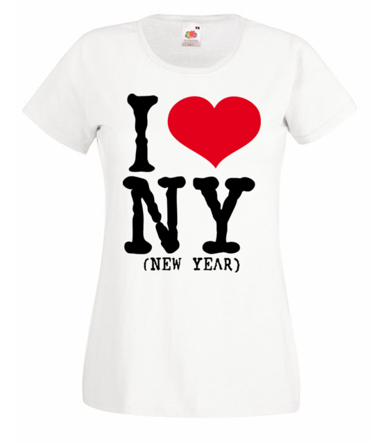 Kocham nowy rok koszulka z nadrukiem swiateczne kobieta jipi pl 471 58