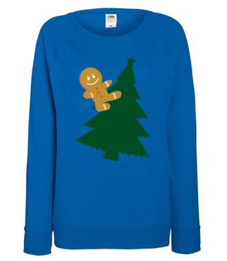 Jazda bez trzymanki - Bluza z nadrukiem - Świąteczne - Damska