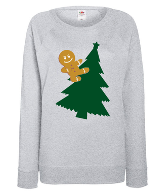 Jazda bez trzymanki - Bluza z nadrukiem - Świąteczne - Damska