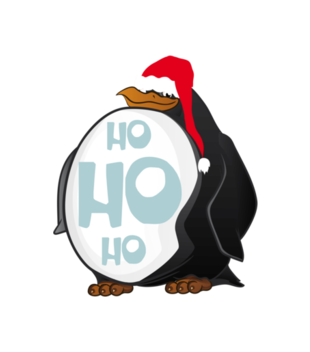 Ho, Ho, ho - Koszulka z nadrukiem - Świąteczne - Męska