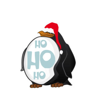 Ho, Ho, ho - Bluza z nadrukiem - Świąteczne - Męska z kapturem
