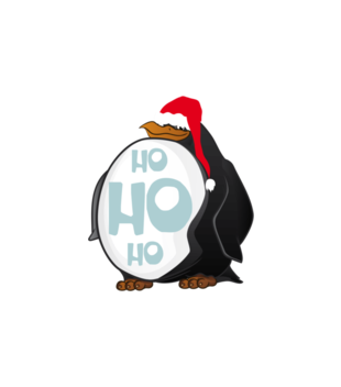 Ho, Ho, ho - Bluza z nadrukiem - Świąteczne - Męska z kapturem