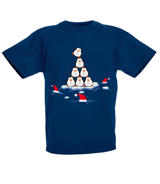 Pingwinem być - Koszulka z nadrukiem - Świąteczne - Dziecięca