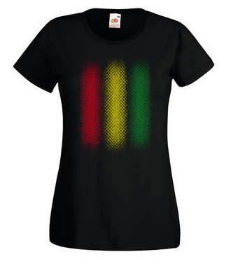 Muzyka w rytmie reggae  - Koszulka z nadrukiem - Muzyka - Damska