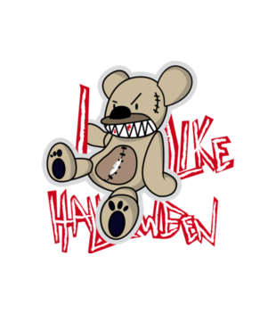 Halloween, straszne halloween - Bluza z nadrukiem - Halloween - Męska z kapturem