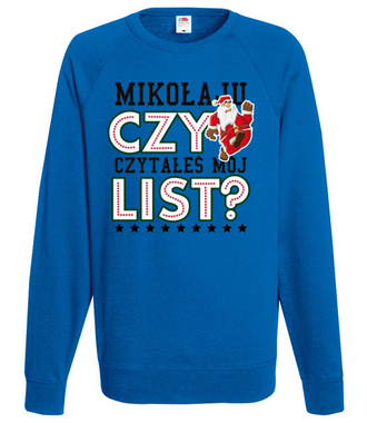 A mój list dotarł? - Bluza z nadrukiem - Świąteczne - Męska