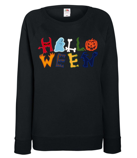 Halloween czas swiat bluza z nadrukiem halloween kobieta jipi pl 489 115