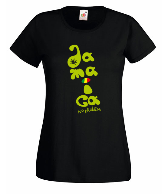 Brzmienie z jamajki koszulka z nadrukiem muzyka kobieta jipi pl 102 59