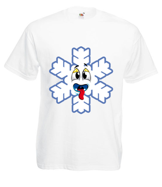 Ze śniegiem mi do twarzy - Koszulka z nadrukiem - Świąteczne - Męska