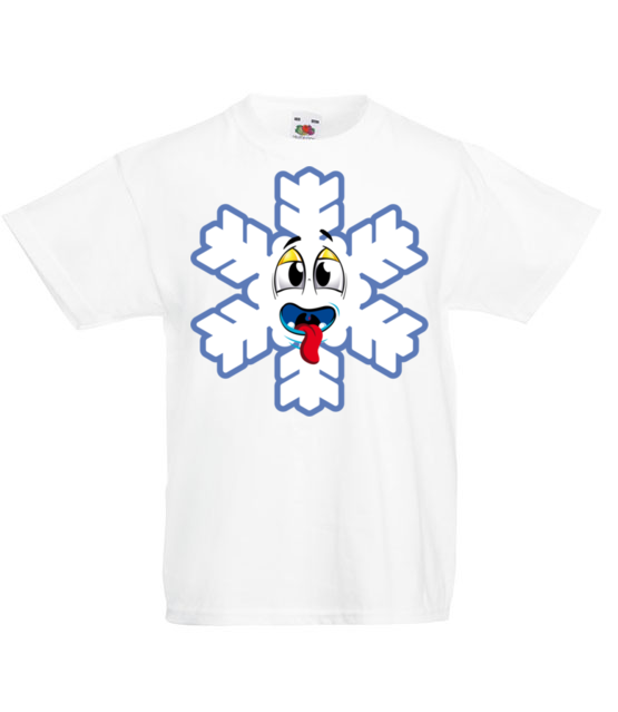 Ze sniegiem mi do twarzy koszulka z nadrukiem swiateczne dziecko jipi pl 502 83
