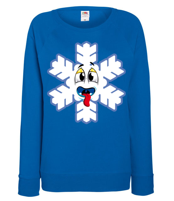 Ze sniegiem mi do twarzy bluza z nadrukiem swiateczne kobieta jipi pl 502 117