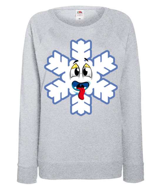 Ze sniegiem mi do twarzy bluza z nadrukiem swiateczne kobieta jipi pl 502 118