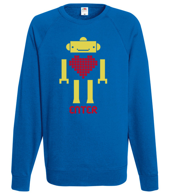 Odnajdz klucz do jego serca bluza z nadrukiem walentynki mezczyzna jipi pl 55 109