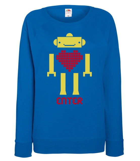 Odnajdz klucz do jego serca bluza z nadrukiem walentynki kobieta jipi pl 55 117