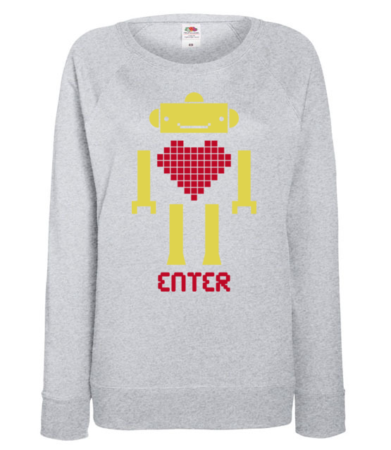 Odnajdz klucz do jego serca bluza z nadrukiem walentynki kobieta jipi pl 55 118