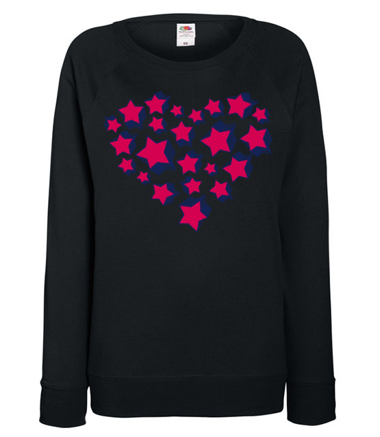 Serce uniesc do gwiazd bluza z nadrukiem walentynki kobieta jipi pl 59 115