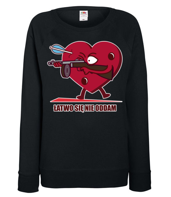 Tak latwo sie nie oddam bluza z nadrukiem walentynki kobieta jipi pl 67 115